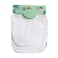 Waterproof Baby Bibs 3 Piece-White