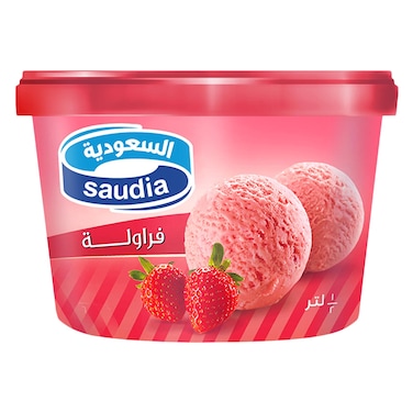 Saudia - Strawberry Ice Cream 500ml