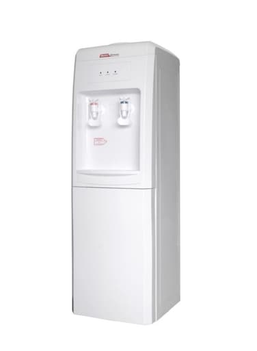 موزع مياه إلكترو جنرال DN-M210 - ماء ساخن وبارد، خزان من الفولاذ المقاوم للصدأ، تبريد بالضاغط، خزانة مدمجة