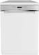 Whirlpool Freestanding Dishwasher, White, 60x59x85cm, 14 Place Settings, 6th Sense Technology, Third Rack, Auto Door Opening, 43 dB (Installation Not Included)