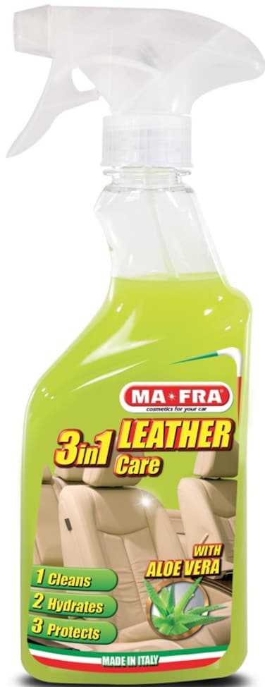 مرطب ومنظف للجلد ليذر كير مافرا 500 مل