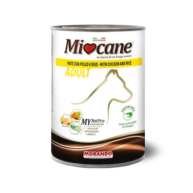 Miocane Pate with Chicken and Rice Canned Dog Food - 400 g