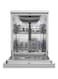 Midea Dishwasher 10 Programs, Wi-Fi, Capacity 14 Dish 3 Shelves And Extra Basket, Steel, 10L, WQP14W5233CS-KSA, Silver (Installation Not Included)