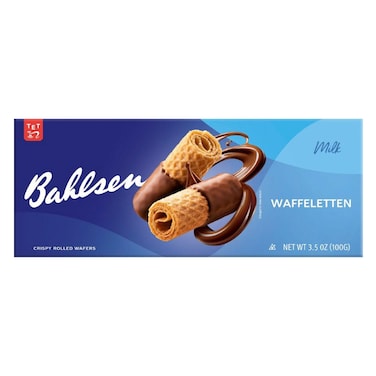 بالسين ويفر رول بالحليب مغطى بالشوكولاتة 100 جرام