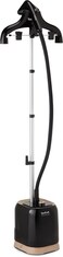 TEFAL Garment Steamer   Pro Style   Powerful Steam Output Up to 42 g/min   2000 W   Refreshes and Sanitizes   Perfect for All Fabrics   1.5 L water tank   Black/Beige   2 Years Warranty   IT3470M0