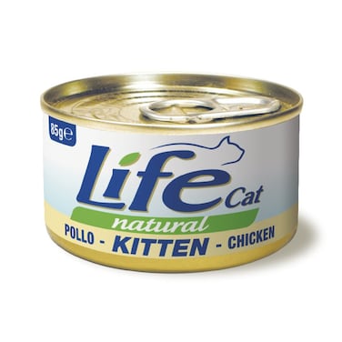 Life Cat Natural Chicken Canned Kitten Food - 85 g