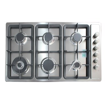 أريستون غاز سطحي 6 عيون استيل 90 سم (غير شامل التركيب)