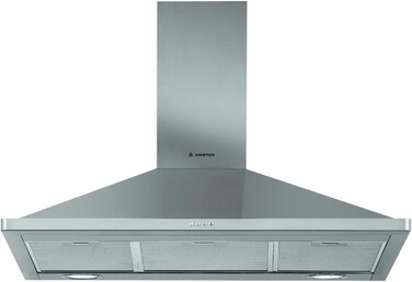 Ariston Wall Mounted Cooker Hood, 90cm, AHPN 9.7F LM X (Installation Not Included)