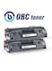 The OBC TONER TK-475 toner cartridge is compatible with the Kyocera FS-6025MFP and FS-6030MFP printers. This cartridge delivers high-quality