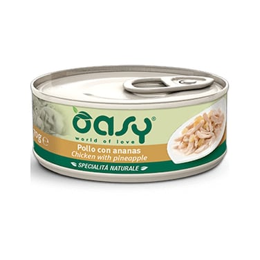Oasy Natural Specialty Chicken with Pineapple Canned Cat Food - 70 g