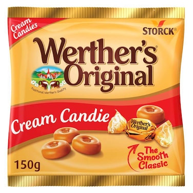 Werthers Original Classic Caramel Candies, 150 g, Creamy Traditional Flavor Perfect For Sharing