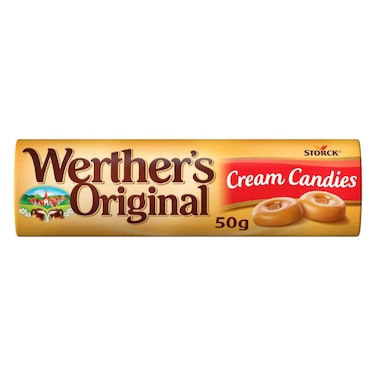 ويرذرز أوريجينال حلوى الكراميل الكلاسيكية، 50 غ، حلوى كريمية بمذاق أصيل ومثالية للمشاركة