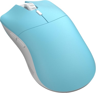 ماوس العاب لاسلكي موديل او برو من جلوريوس - خفيف الوزن 55 جرام - مستشعر بي ايه ام اف - 19000 DPI - ليميتد اديشن - ازرق لينكس
