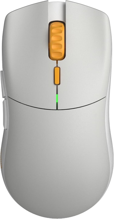 ماوس العاب لاسلكي من سلسلة ون برو جلوريوس - جينوس رمادي/ذهبي - خفيف الوزن ومتين وعالي الاداء