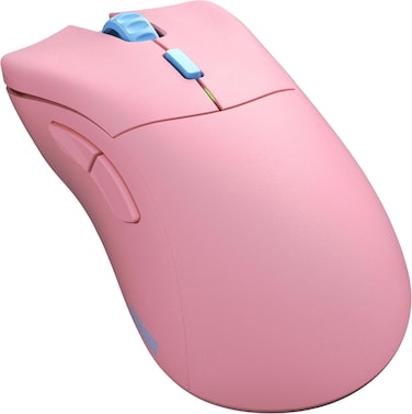 Glorious Model D Forge, Ergonomic Mouse, Pink Wireless Mouse For Gaming, 6 Programmable Buttons, 80 Hrs Battery Life, 19K Sensor, Superlight Weight 58g, Rechargeable, Limited Edition