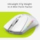 Glorious Model O 2 Mini Wireless Gaming Mouse: Superlight 57g, Up To 210hr Battery, Dual Wireless 2.4GHz And Bluetooth 5.2, 26K Optical Sensor, 80M Clicks, 6 Programmable Buttons, FPS Mouse, White