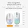 Glorious Model O 2 Mini Wireless Gaming Mouse: Superlight 57g, Up To 210hr Battery, Dual Wireless 2.4GHz And Bluetooth 5.2, 26K Optical Sensor, 80M Clicks, 6 Programmable Buttons, FPS Mouse, White