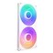 NZXT F280 RGB Core - 280mm Single-Frame Fan Unit With 2 x 140mm RGB Fans - Speed &amp; Lighting Control - High Static Pressure &amp; Airflow - Fluid Dynamic Bearings - 8 aRGB LEDs Per Fan - White