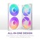 NZXT F280 RGB Core - 280mm Single-Frame Fan Unit With 2 x 140mm RGB Fans - Speed &amp; Lighting Control - High Static Pressure &amp; Airflow - Fluid Dynamic Bearings - 8 aRGB LEDs Per Fan - White