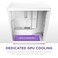 NZXT H7 Flow RGB, Mid-Tower ATX Airflow Case With RGB Fans, Supports Bottom Fans for Direct GPU Cooling, Includes 360mm RGB Single-Frame Fan Unit, Cable Management, White