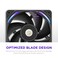 NZXT F120X Performance Fan - 120mm PWM RGB PC Case Fan - Max Airflow &amp; Static Pressure - Low Noise - LCP Frame &amp; Blades - Magnetic Fluid Dynamic Bearing - 30mm Thick - Black