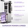 NZXT N9 X870E - AMD X870E AM5 ATX Gaming Motherboard for Ryzen 9000/8000/7000-20, 2, 1, DDR5, 4X M.2, PCIE 5.0, Wi-Fi 7, 5GbE, USB 4 &ndash; M.2 Quick-Release Latches, Full-Metal Cover, White PCB