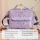 Sunveno Lunch Bag  w/ shoulder Strap - Unicorn Purple