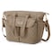 SUNVENO Corduroy Diaper Bag with Changing Mat and Stroller Straps - Beige Khaki