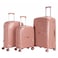 مجموعة أمتعة VIPTOUR مكونة من 3 قطع من حقيبة سفر ناعمة من البولي بروبيلين بسحاب قوي 20/24/28 بوصة