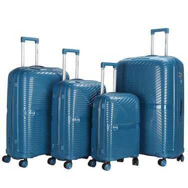 VIPTOUR Luggage Set of 4 PCS PP Softside Travel Luggage Bag With Strong Zipper 20/24/28/32 Inches