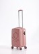20 Inch- Cabin Luggage with TSA Lock  Material- Acrylonitrile Butadiene Styrene  Adjustable Trolley Handle   Smooth Dual Wheels 360&deg; Degree rotate  Rose Gold