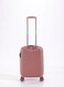 20 Inch- Cabin Luggage with TSA Lock  Material- Acrylonitrile Butadiene Styrene  Adjustable Trolley Handle   Smooth Dual Wheels 360&deg; Degree rotate  Rose Gold