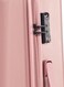 20 Inch- Cabin Luggage with TSA Lock  Material- Acrylonitrile Butadiene Styrene  Adjustable Trolley Handle   Smooth Dual Wheels 360&deg; Degree rotate  Rose Gold