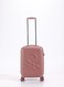 20 Inch- Cabin Luggage with TSA Lock  Material- Acrylonitrile Butadiene Styrene  Adjustable Trolley Handle   Smooth Dual Wheels 360&deg; Degree rotate  Rose Gold