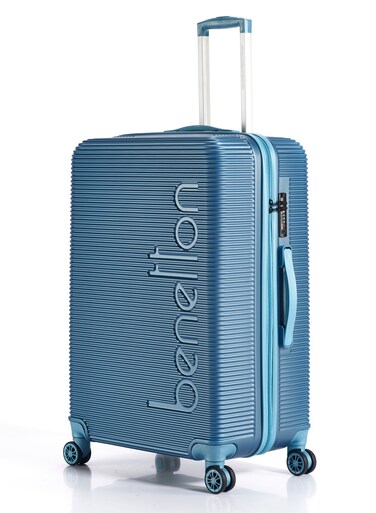 أمتعة مقاس 28 بوصة - تم فحصها بقفل TSA  المادة - أكريلونتريل بوتادين ستايرين  مقبض عربة قابل للتعديل   عجلات مزدوجة ناعمة تدور 360 درجة  أكوا جرين