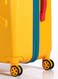 أمتعة مسجلة مقاس 20 بوصة مزودة بقفل TSA  المادة - أكريلونتريل بوتادين ستايرين  مقبض عربة قابل للتعديل   عجلات مزدوجة ناعمة تدور 360 درجة  أصفر