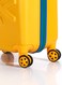 أمتعة مسجلة مقاس 24 بوصة مزودة بقفل TSA  المادة - أكريلونتريل بوتادين ستايرين  مقبض عربة قابل للتعديل   عجلات مزدوجة ناعمة تدور 360 درجة  أصفر