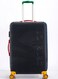 أمتعة مقاس 28 بوصة - تم فحصها بقفل TSA  المادة - أكريلونتريل بوتادين ستايرين  مقبض عربة قابل للتعديل   عجلات مزدوجة ناعمة تدور 360 درجة  أسود