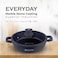 Muller Kitchen Cooking Casserol with Glass Lid, 32 Cm 5.6 Liters, Die-Cast Aluminum German Nonstick Marble Granite Coating, PFOA FREE - MK-3024