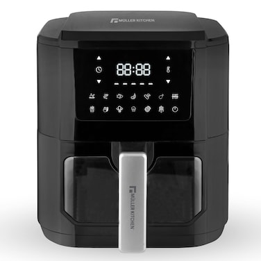 Muller Kitchen Digital Air Fryer 7.1 L Capacity 1700 Watts, 12 Pre set Programs to Fry, with Greblon E2 German Non-Stick Coating, MK-6069