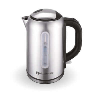 Muller Kitchen Electric Kettle 1.7L, 2000 Watt, Steel, MK-6059