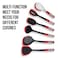 Muller Kitchen 7 Pcs Silicon Utensil Set with Rotating Stand - MK-1611