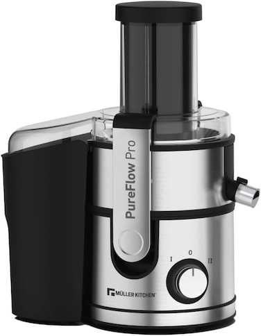 مولر كيتشن بيورفلو برو عصارة فواكه وخضار قدرة 1000 واط موديل MK-6075