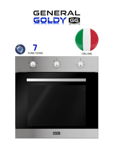 General Goldy Built-in Oven 60*60 Electric 7 Functions Stainless Steel GGO60S7FInstallation Not Included)