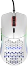 Glorious Gaming Model O- (Minus) Compact Wired Gaming Mouse - 58g Superlight Honeycomb Design, RGB, Pixart 3360 Sensor, Ambidextrous, Omron Switches - Matte White