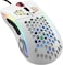 Glorious Gaming Model D- (Minus) Wired Gaming Mouse - 61g Superlight Honeycomb Design, RGB, Ergonomic, Pixart 3360 Sensor, Omron Switches, PTFE Feet, 6 Buttons - Matte White