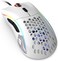ماوس العاب موديل D ماينس من جلوريوس أبيض لامع GLO-MS-DM-GW USB