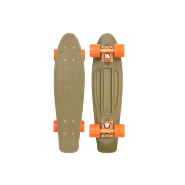 The Original Plastic Skateboard 22 inch Burnt Olive Penny Board