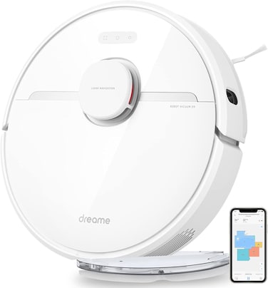 Dreame Robot Aspirateur Vacuum D9, White