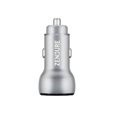 زندور شاحن سيارة بقدرة 48 واط-فضي